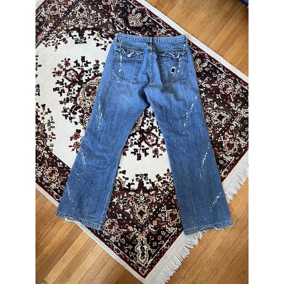 Paper Denim & Cloth Destroyed Jeans Men’s 34x32 - Picture 2 of 4